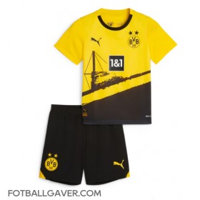 Borussia Dortmund Fotballklær Hjemmedraktsett Barn 2023-24 Kortermet (+ korte bukser)